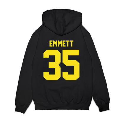 Oregon - NCAA Football : Keaton Emmett - Vintage Helmet Premium Hooded Sweatshirt-1