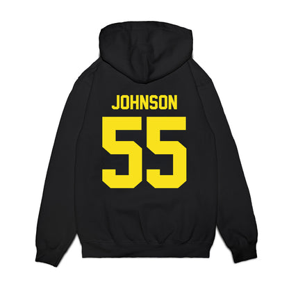 Oregon - NCAA Football : Matthew Johnson - Vintage Helmet Premium Hooded Sweatshirt-1