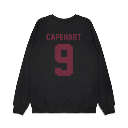 Mississippi State - NCAA Football : Camden Capehart - Vintage Helmet Premium Crewneck Sweatshirt-1