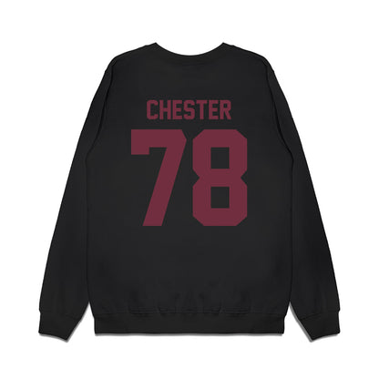Mississippi State - NCAA Football : Dj Chester - Vintage Helmet Premium Crewneck Sweatshirt-1