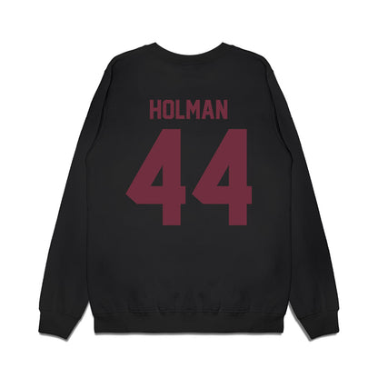 Mississippi State - NCAA Football : Gavin Holman - Vintage Helmet Premium Crewneck Sweatshirt-1