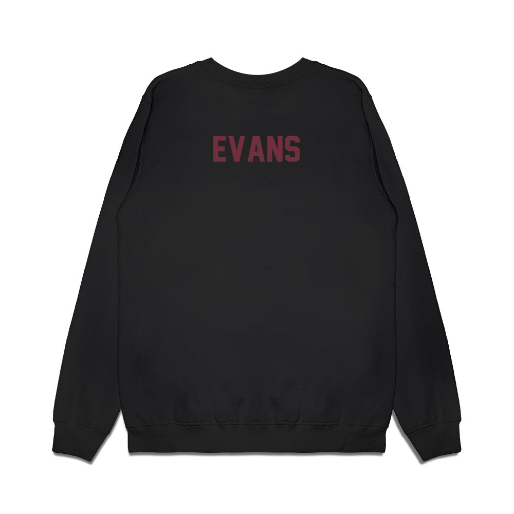Mississippi State - NCAA Football : Dealyn Evans - Vintage Helmet Premium Crewneck Sweatshirt-1