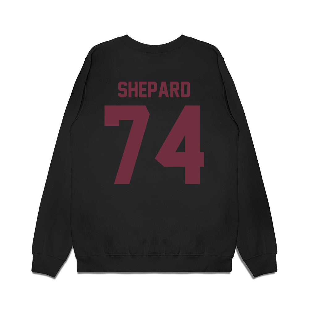 Mississippi State - NCAA Football : Kison Shepard - Vintage Helmet Premium Crewneck Sweatshirt-1