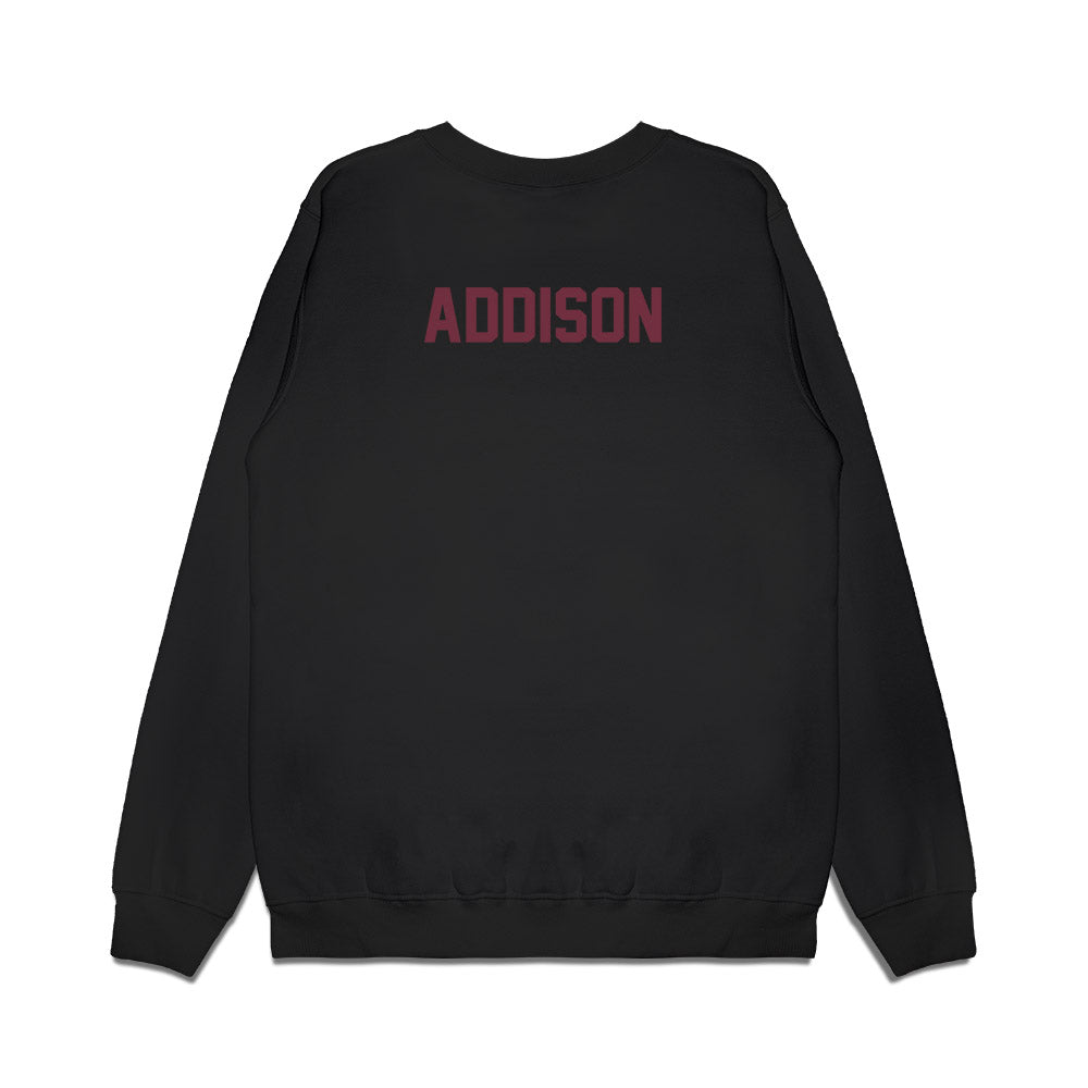 Mississippi State - NCAA Football : Chris Addison - Vintage Helmet Premium Crewneck Sweatshirt-1