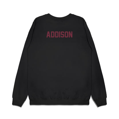 Mississippi State - NCAA Football : Chris Addison - Vintage Helmet Premium Crewneck Sweatshirt-1