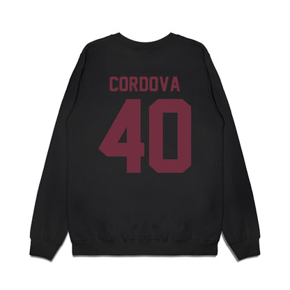 Mississippi State - NCAA Football : Gus Cordova - Vintage Helmet Premium Crewneck Sweatshirt-1