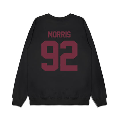 Mississippi State - NCAA Football : Kaleb Morris - Vintage Helmet Premium Crewneck Sweatshirt-1