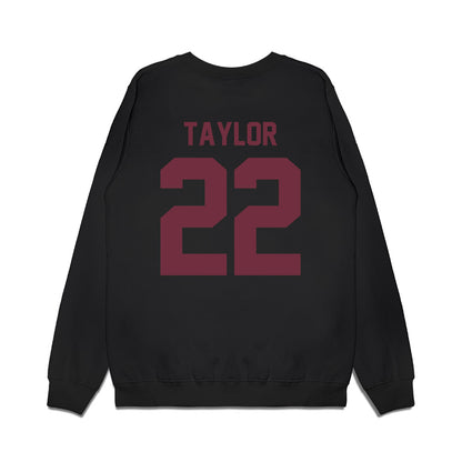 Mississippi State - NCAA Football : Jaiden Taylor - Vintage Helmet Premium Crewneck Sweatshirt-1