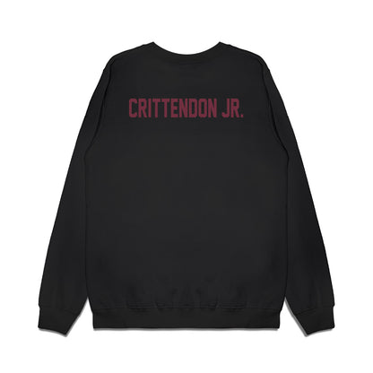 Mississippi State - NCAA Football : Tico Crittendon Jr. - Vintage Helmet Premium Crewneck Sweatshirt-1