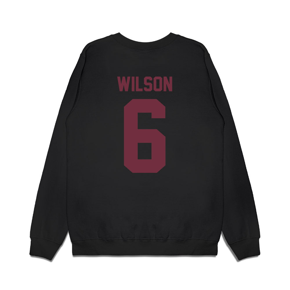 Mississippi State - NCAA Football : Kolin Wilson - Vintage Helmet Premium Crewneck Sweatshirt-1