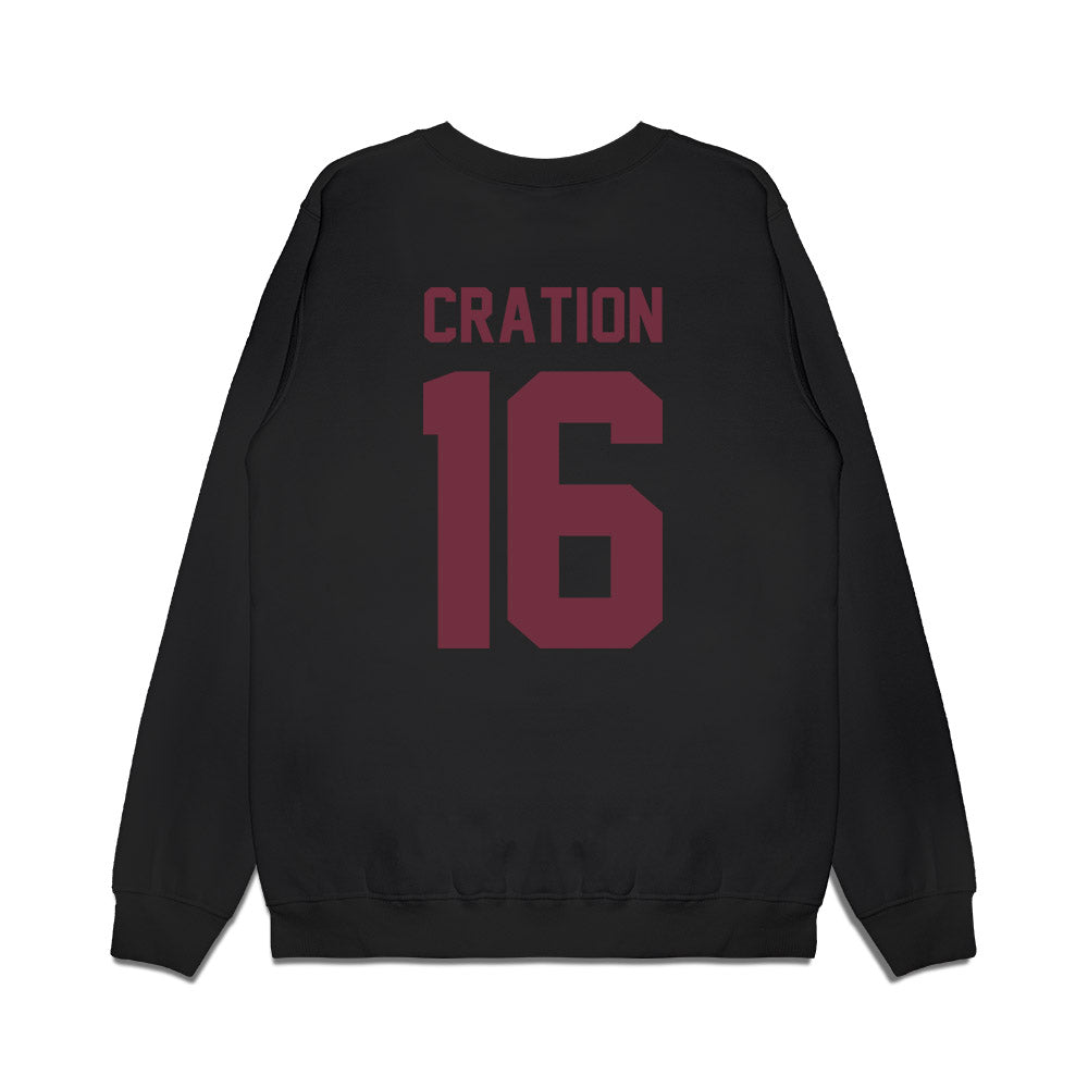 Mississippi State - NCAA Football : Jayden Cration - Vintage Helmet Premium Crewneck Sweatshirt-1