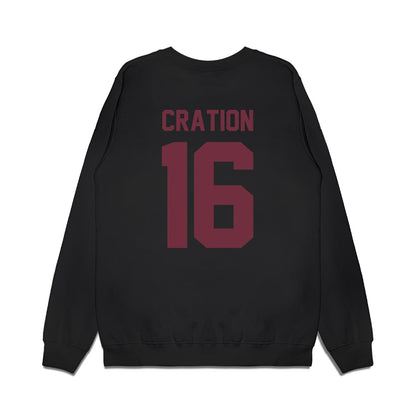 Mississippi State - NCAA Football : Jayden Cration - Vintage Helmet Premium Crewneck Sweatshirt-1