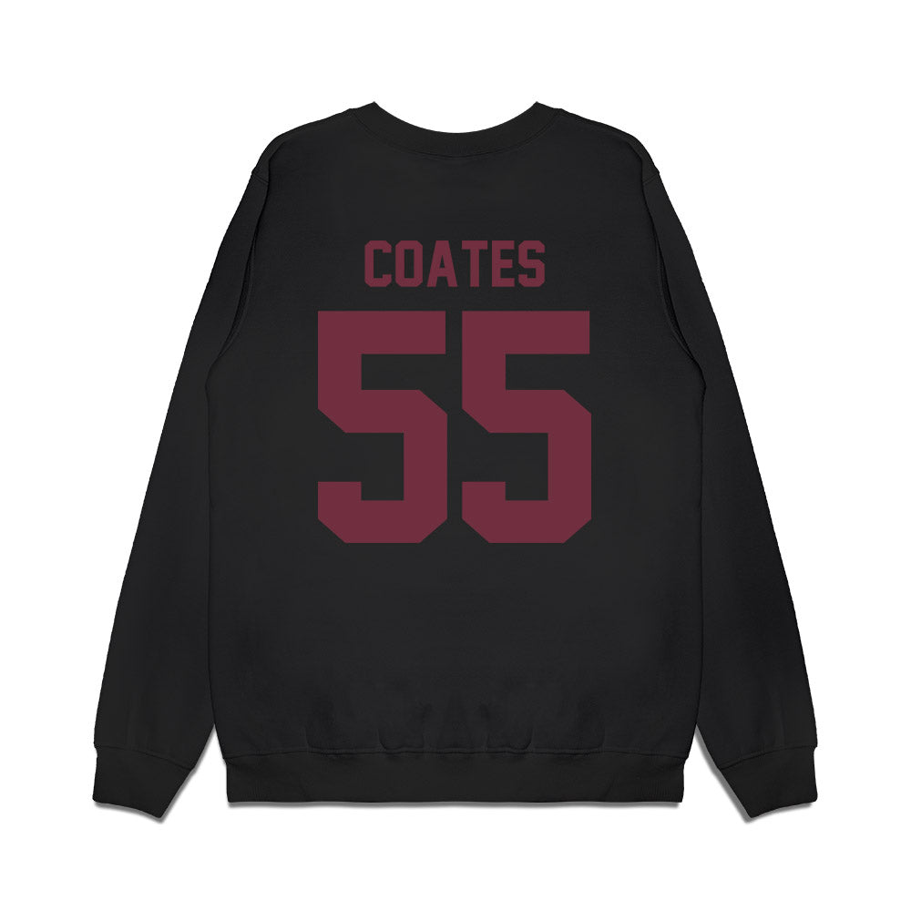 Mississippi State - NCAA Football : Colin Coates - Vintage Helmet Premium Crewneck Sweatshirt-1