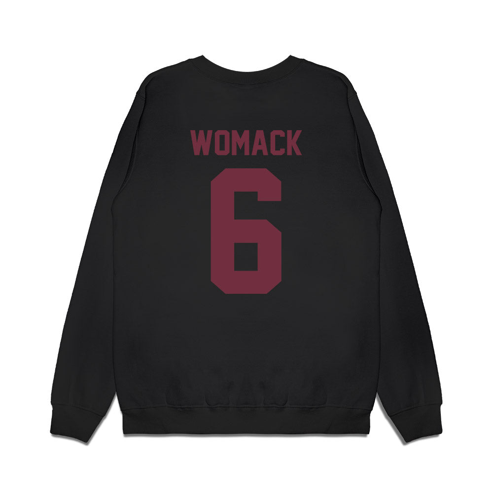 Mississippi State - NCAA Football : Bralan Womack - Vintage Helmet Premium Crewneck Sweatshirt-1