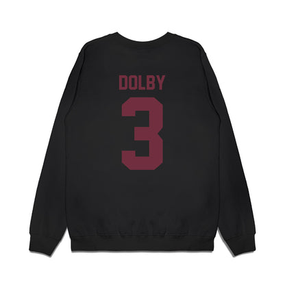 Mississippi State - NCAA Football : Kendel Dolby - Vintage Helmet Premium Crewneck Sweatshirt-1