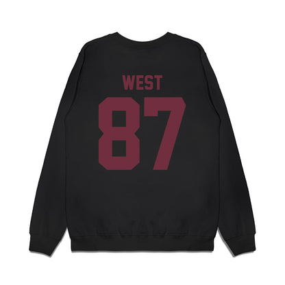 Mississippi State - NCAA Football : Sam West - Vintage Helmet Premium Crewneck Sweatshirt-1