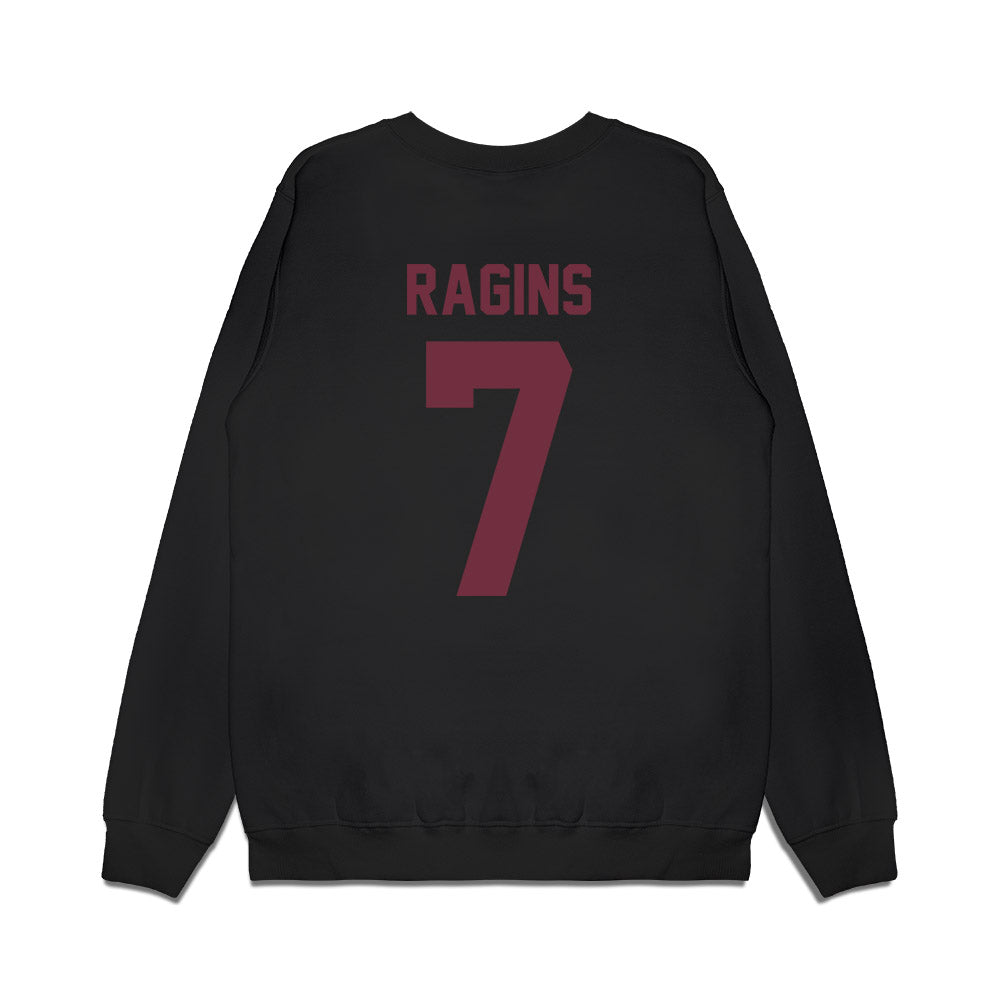 Mississippi State - NCAA Football : Zion Ragins - Vintage Helmet Premium Crewneck Sweatshirt-1