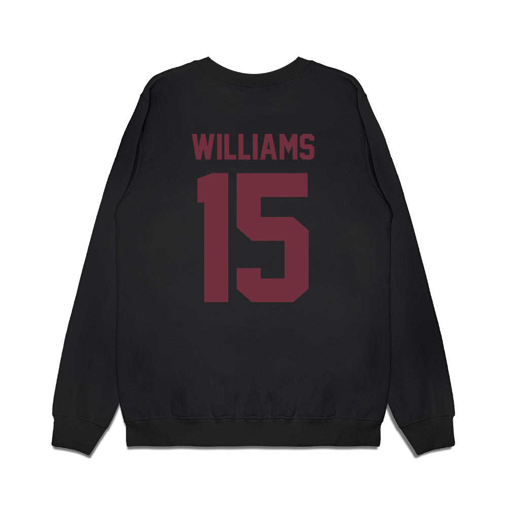 Mississippi State - NCAA Football : Marcus Williams - Vintage Helmet Premium Crewneck Sweatshirt-1