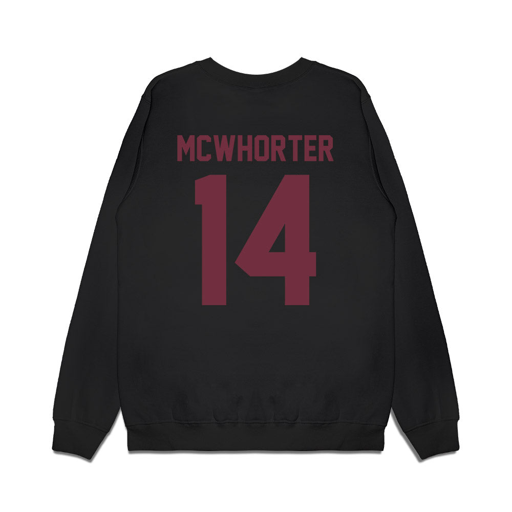 Mississippi State - NCAA Football : Brodie McWhorter - Vintage Helmet Premium Crewneck Sweatshirt-1