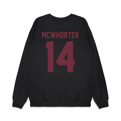 Mississippi State - NCAA Football : Brodie McWhorter - Vintage Helmet Premium Crewneck Sweatshirt-1