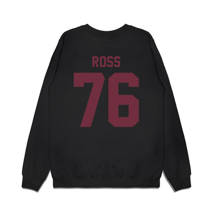 Mississippi State - NCAA Football : Jayden Ross - Vintage Helmet Premium Crewneck Sweatshirt-1