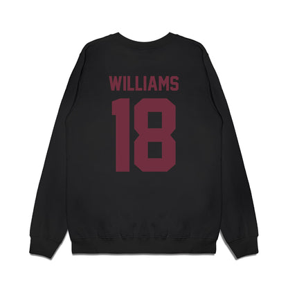 Mississippi State - NCAA Football : Riley Williams - Vintage Helmet Premium Crewneck Sweatshirt-1