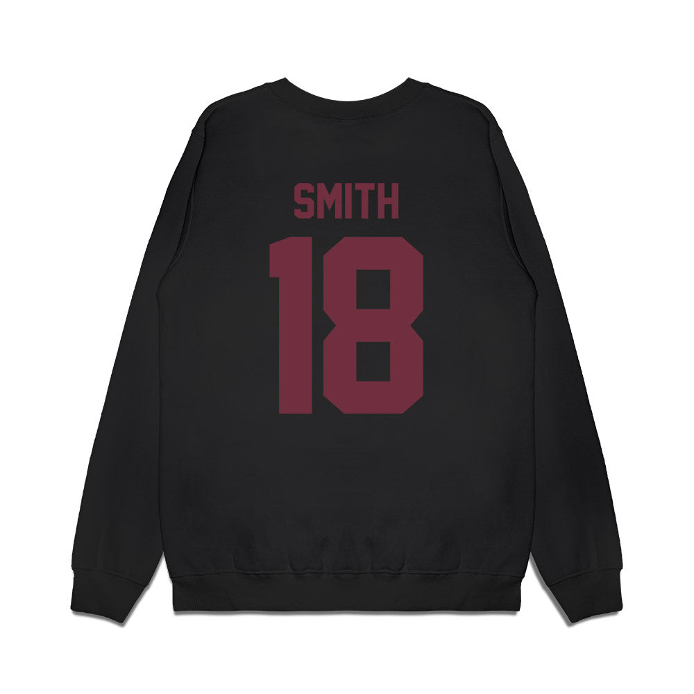 Mississippi State - NCAA Football : Sekou Smith - Vintage Helmet Premium Crewneck Sweatshirt-1