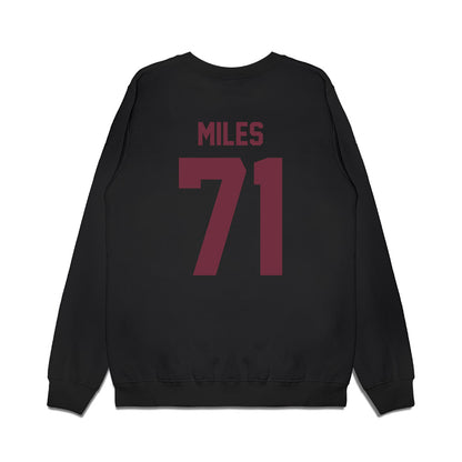 Mississippi State - NCAA Football : Saquon Miles - Vintage Helmet Premium Crewneck Sweatshirt-1