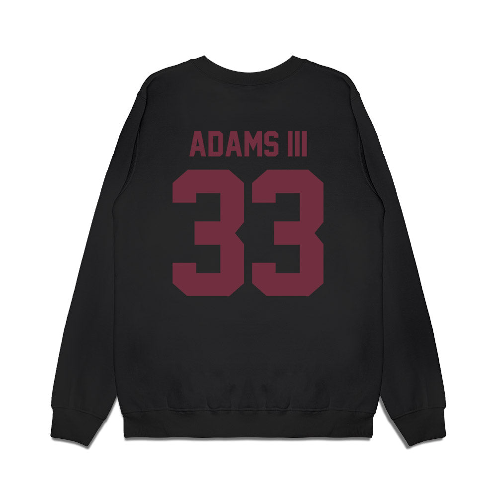 Mississippi State - NCAA Football : Douglas Adams III - Vintage Helmet Premium Crewneck Sweatshirt-1