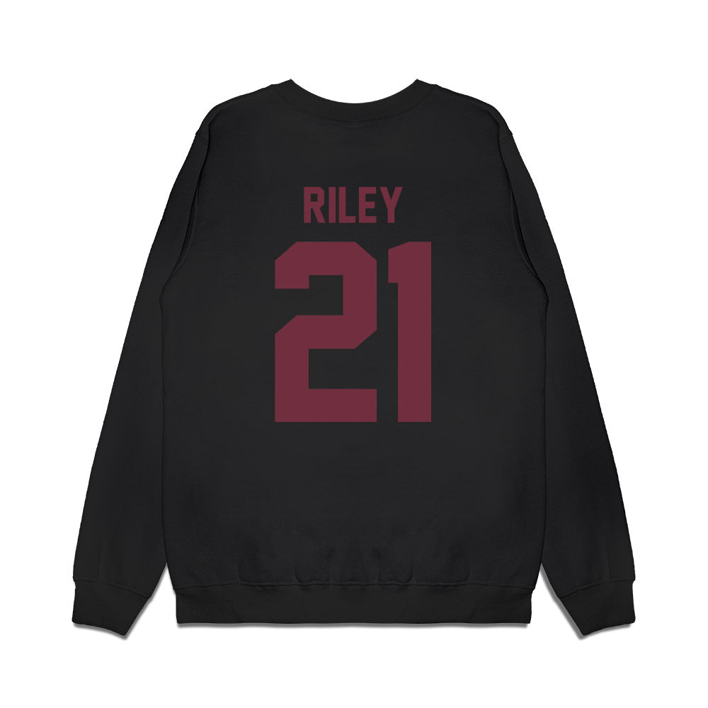 Mississippi State - NCAA Football : Dre Riley - Vintage Helmet Premium Crewneck Sweatshirt-1