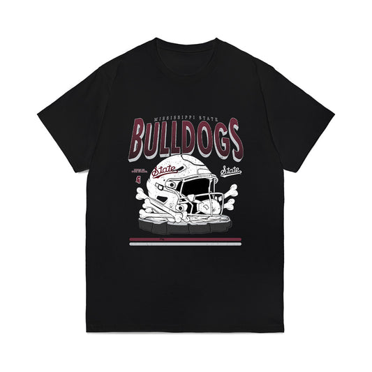 Mississippi State - NCAA Football : Fisher Southall - Vintage Helmet Comfort Colors T-Shirt-0