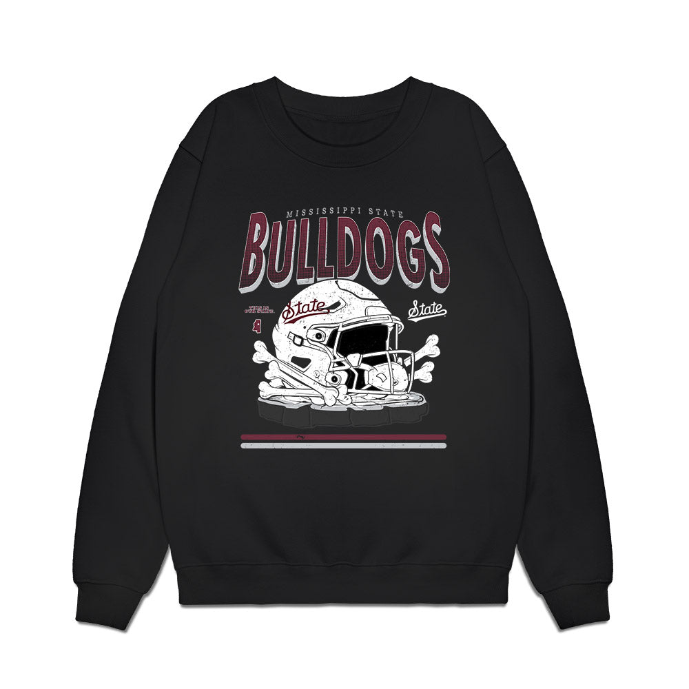 Mississippi State - NCAA Football : Marcus Williams - Vintage Helmet Premium Crewneck Sweatshirt-0
