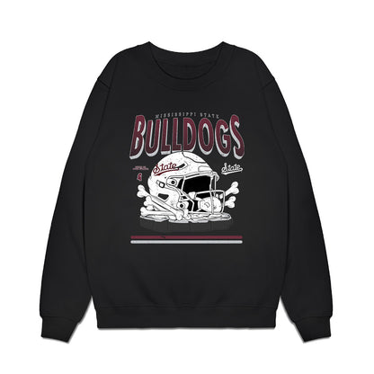 Mississippi State - NCAA Football : Marcus Williams - Vintage Helmet Premium Crewneck Sweatshirt-0