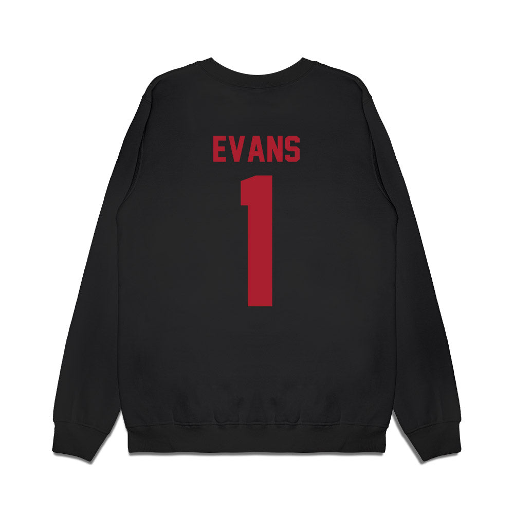 Utah - NCAA Football : Rabbit Evans - Vintage Helmet Premium Crewneck Sweatshirt-1