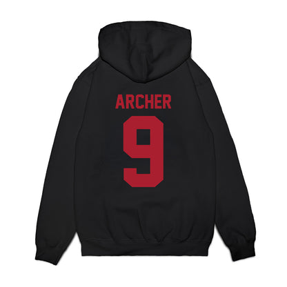 Utah - NCAA Football : Kane Archer - Vintage Helmet Premium Hooded Sweatshirt-1