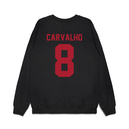 Utah - NCAA Football : Mana Carvalho - Vintage Helmet Premium Crewneck Sweatshirt-1