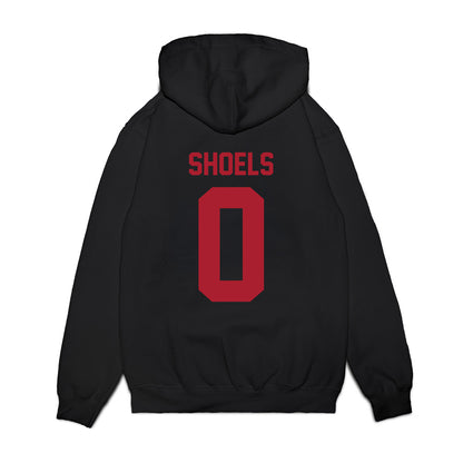 Utah - NCAA Football : Kyri Shoels - Vintage Helmet Premium Hooded Sweatshirt-1