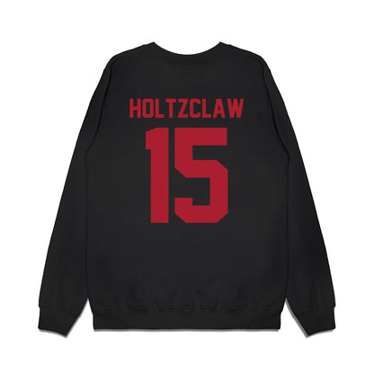 Utah - NCAA Football : Lance Holtzclaw - Vintage Helmet Premium Crewneck Sweatshirt-1