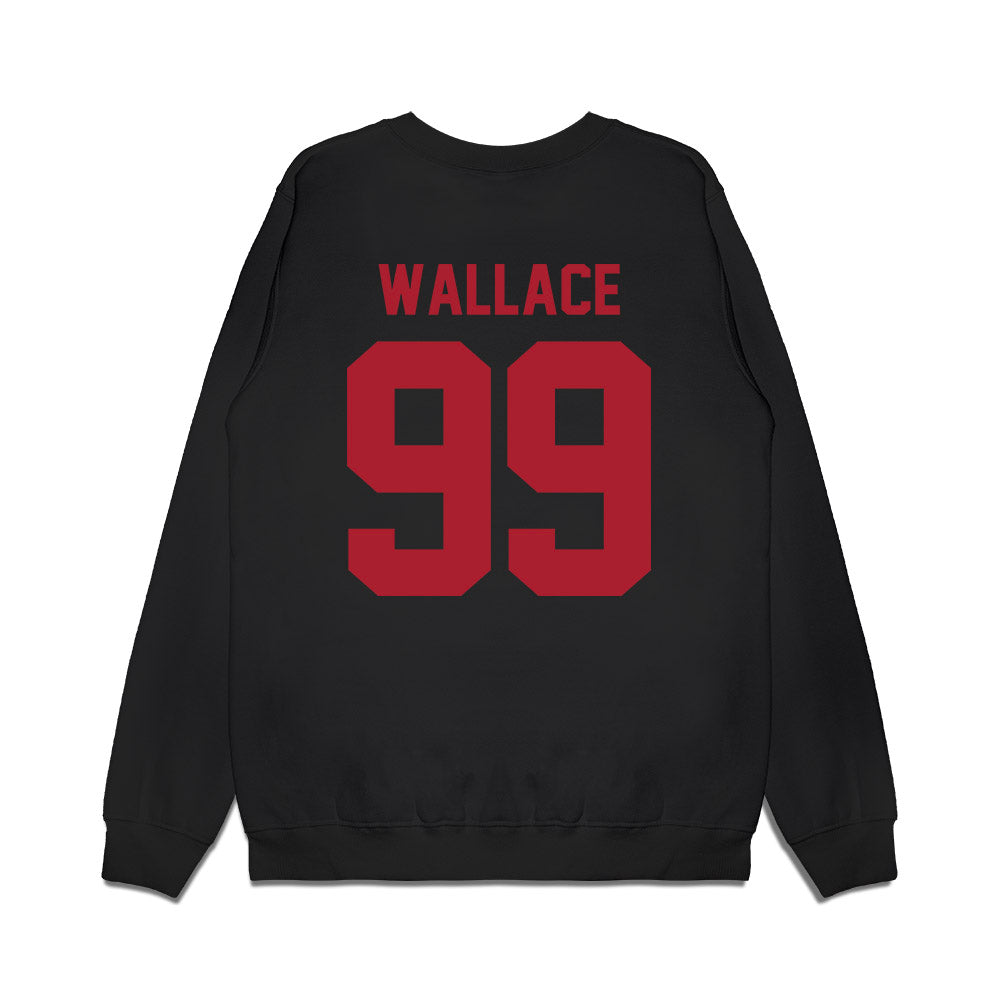 Utah - NCAA Football : Jamal Wallace - Vintage Helmet Premium Crewneck Sweatshirt-1