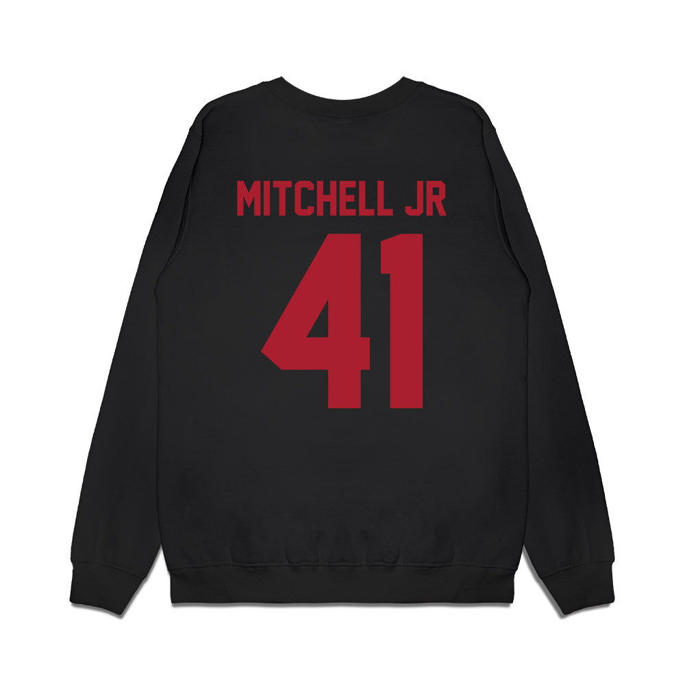 Utah - NCAA Football : LaGary Mitchell Jr - Vintage Helmet Premium Crewneck Sweatshirt-1