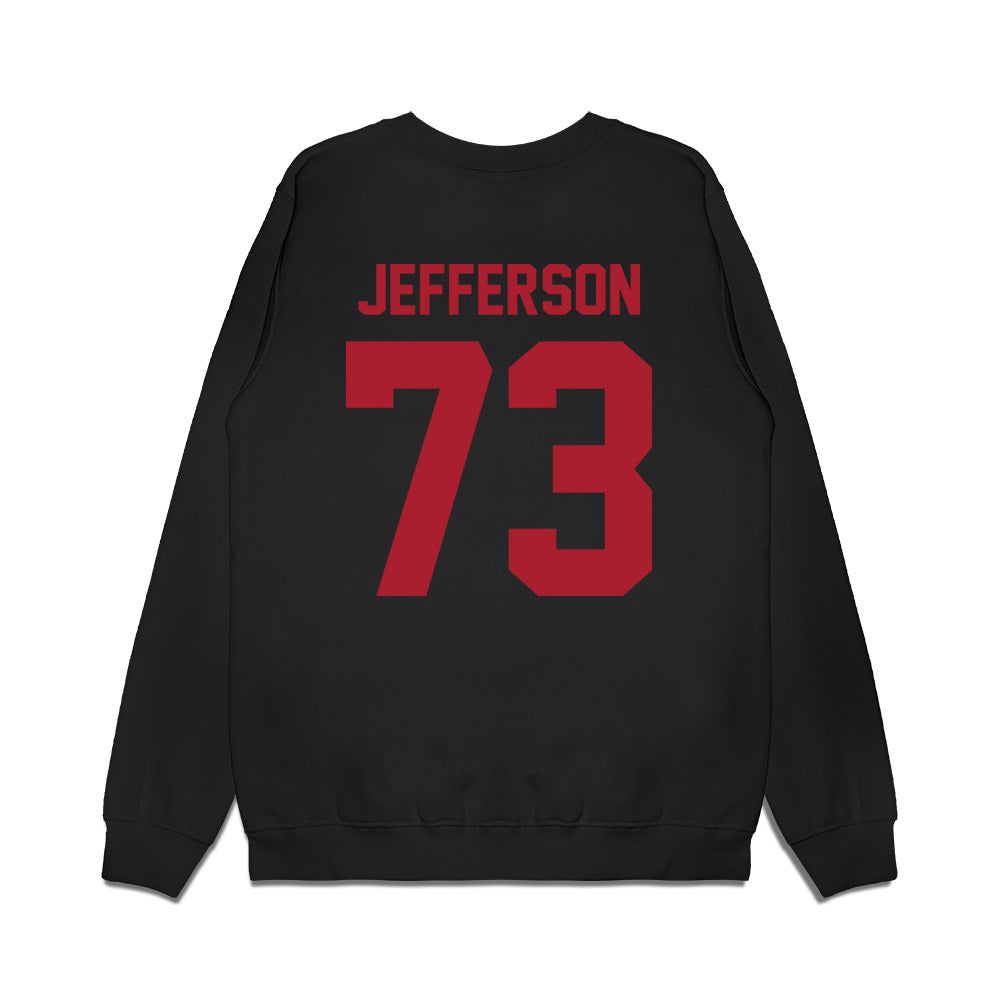 Utah - NCAA Football : Cedric Jefferson - Vintage Helmet Premium Crewneck Sweatshirt-1