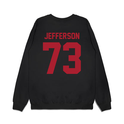 Utah - NCAA Football : Cedric Jefferson - Vintage Helmet Premium Crewneck Sweatshirt-1
