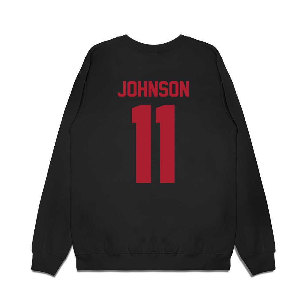Utah - NCAA Football : Ricky Johnson - Vintage Helmet Premium Crewneck Sweatshirt-1