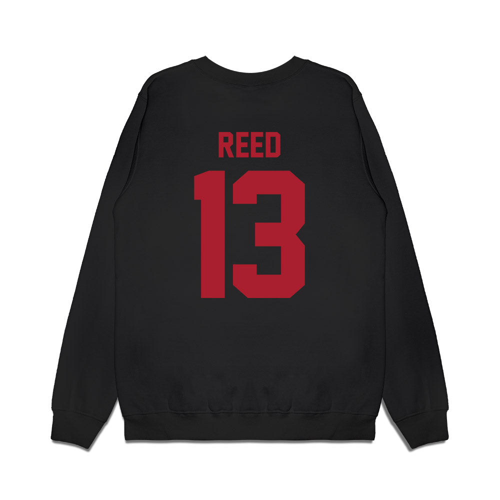 Utah - NCAA Football : Elijah Reed - Vintage Helmet Premium Crewneck Sweatshirt-1