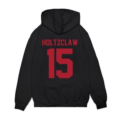 Utah - NCAA Football : Lance Holtzclaw - Vintage Helmet Premium Hooded Sweatshirt-1