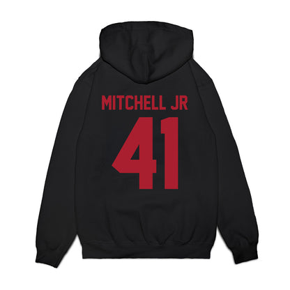 Utah - NCAA Football : LaGary Mitchell Jr - Vintage Helmet Premium Hooded Sweatshirt-1