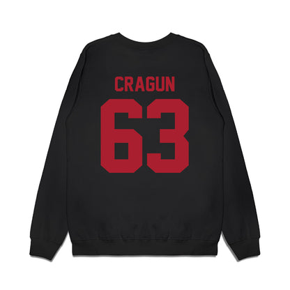Utah - NCAA Football : Tanner Cragun - Vintage Helmet Premium Crewneck Sweatshirt-1