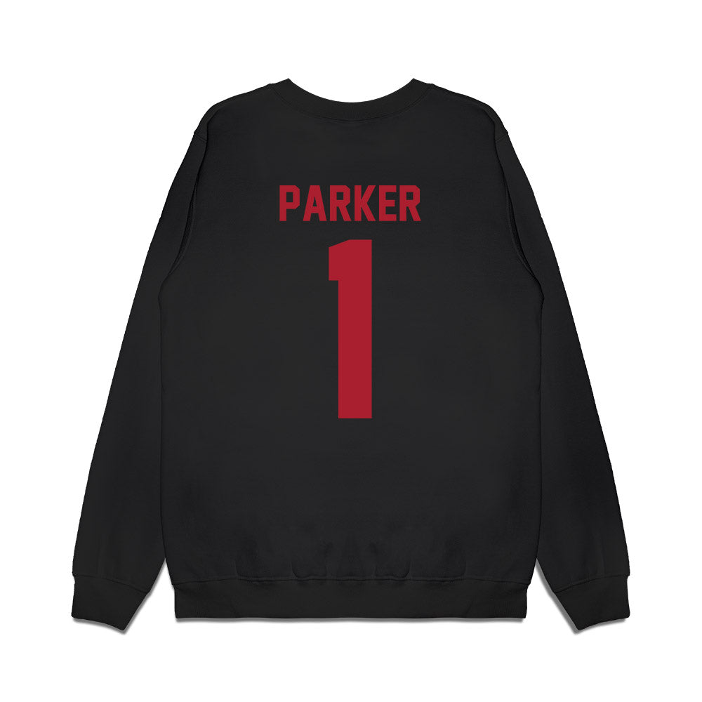 Utah - NCAA Football : Wayshawn Parker - Vintage Helmet Premium Crewneck Sweatshirt-1