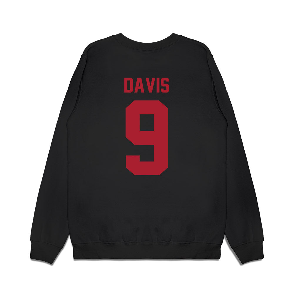 Utah - NCAA Football : Elijah Davis - Vintage Helmet Premium Crewneck Sweatshirt-1