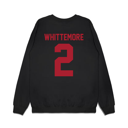 Utah - NCAA Football : Creed Whittemore - Vintage Helmet Premium Crewneck Sweatshirt-1